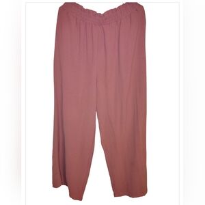 Women's Relaxed Fit Pants in Dusty Rose